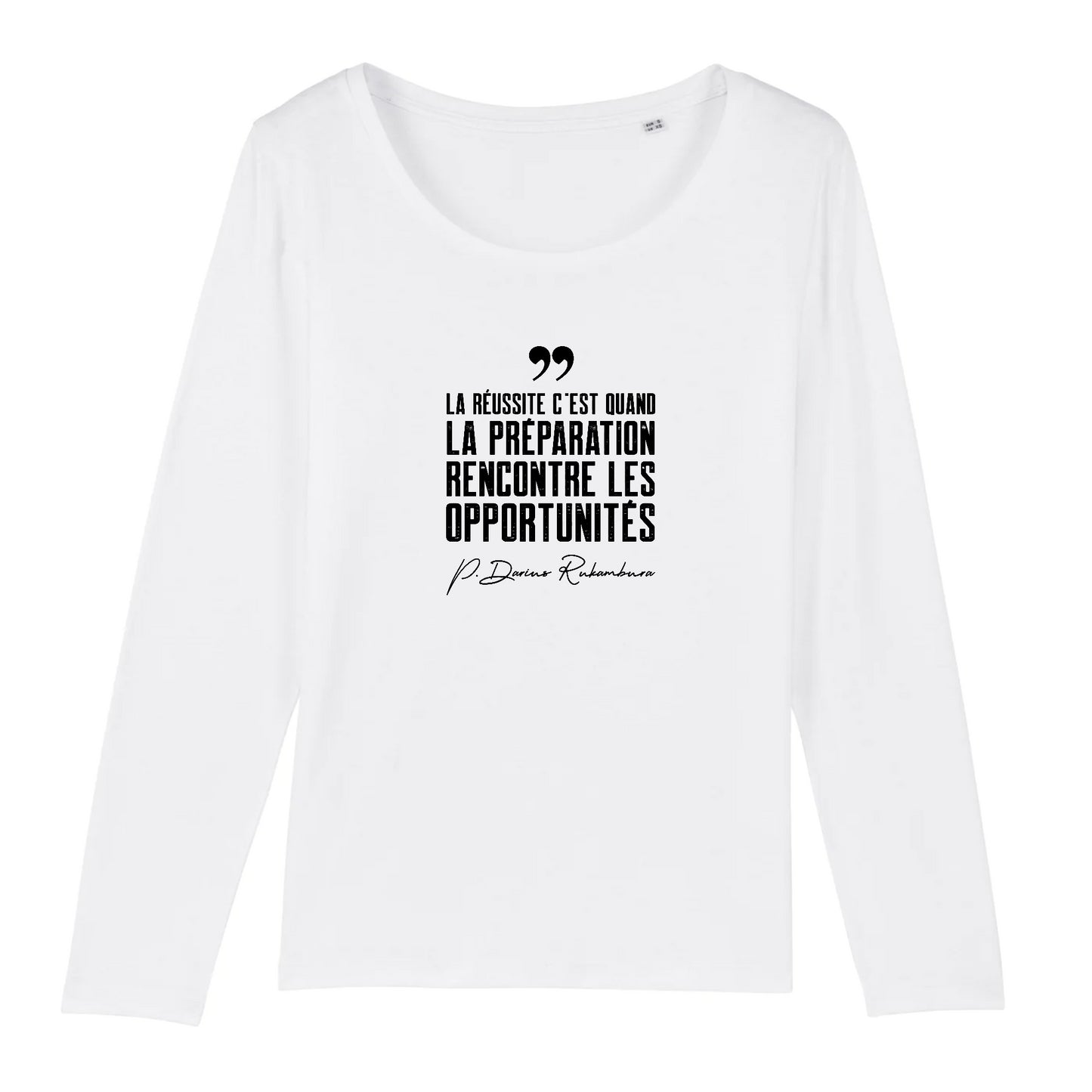 "La réussite.." - T-shirt manches longues Femme