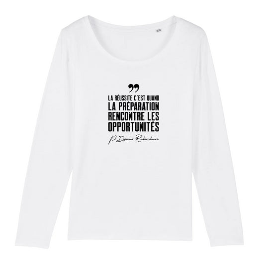 "La réussite.." - T-shirt manches longues Femme